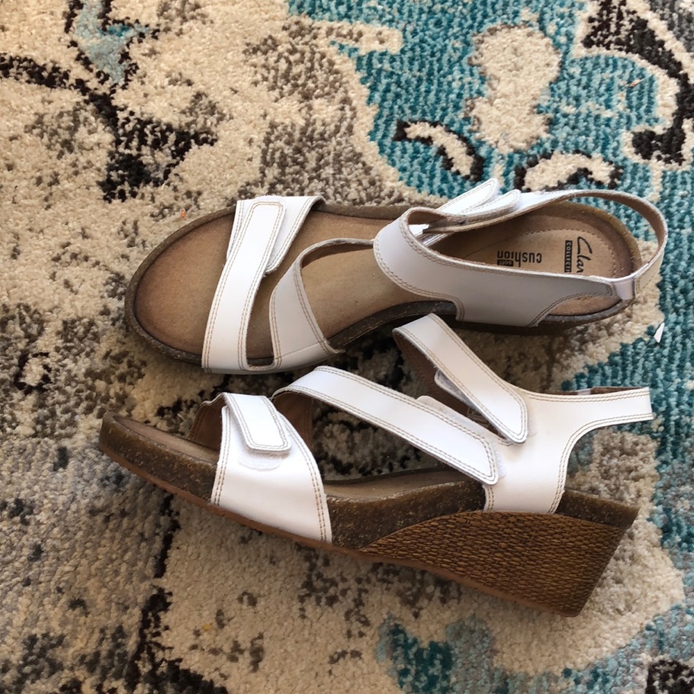 Clark Wedges Size 11 Brand New